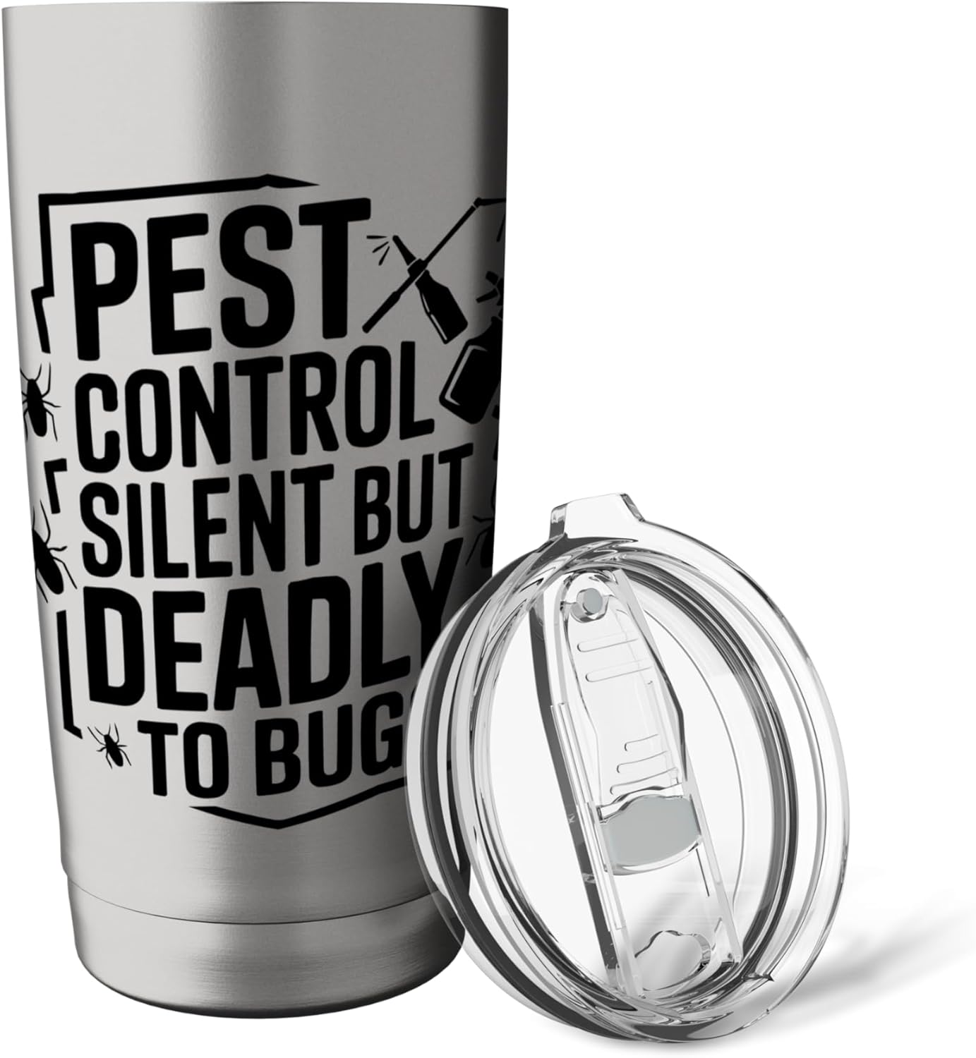 Exterminator Pest Control Worker Disinfector Pest Controller Stainless Steel Insulated Tumbler