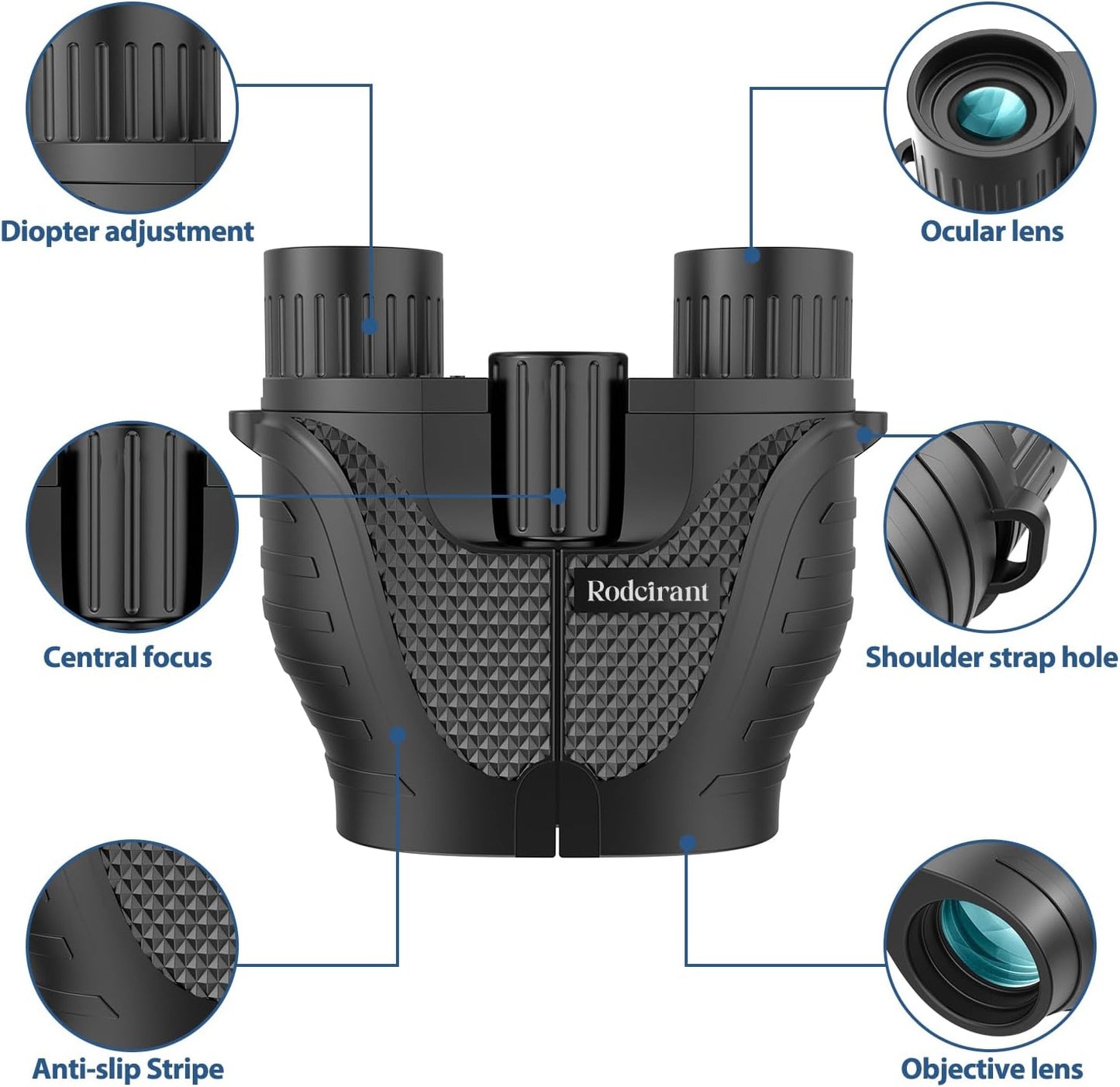 Binoculars 15x25 for Adults,High Powered Easy Focus Binoculars with Low Light Vision for Bird Watching,Travel and Concerts,Sightseeing and Sport Games