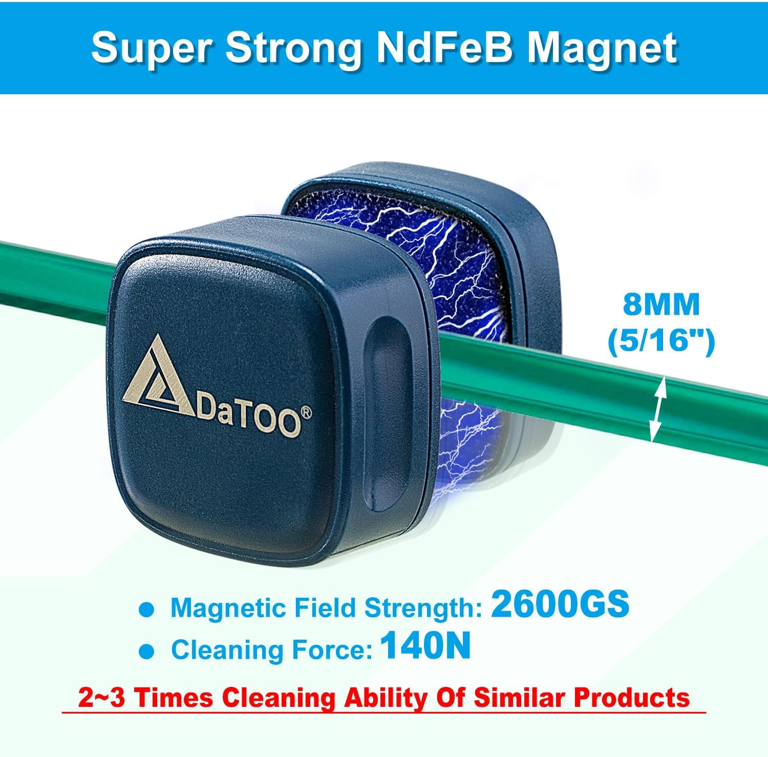 Aquarium Mini Magnetic Scrubber Scraper Small Fish Tank Cleaner Nano G