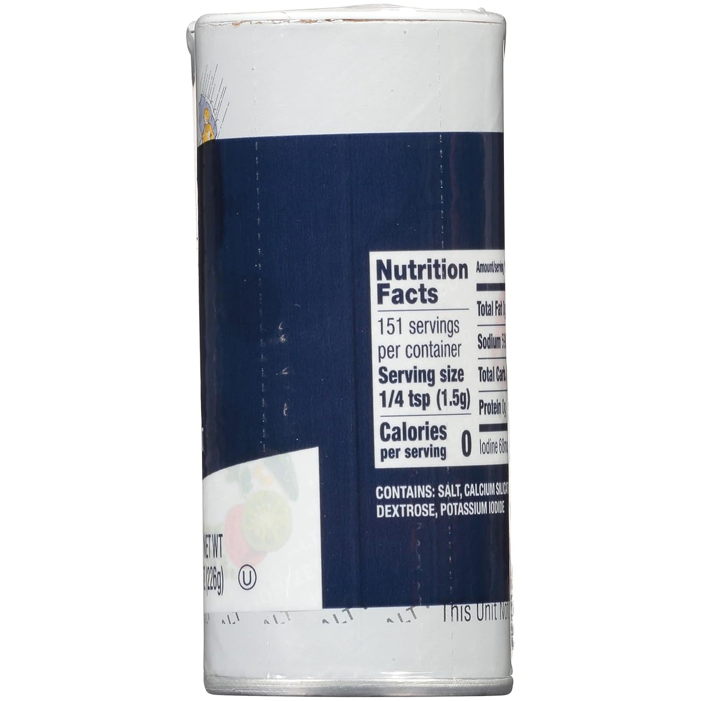 Morton Iodized Salt Shaker, (8 oz) 2-pack, Supplies Iodide, Table Salt, Great for Camping, Pantry Essential