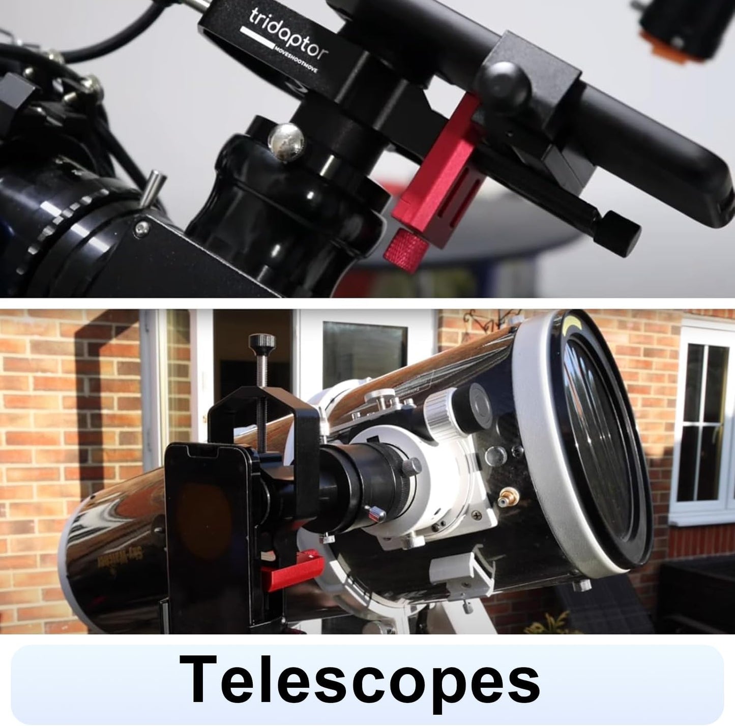 tridaptor - Universal Phone Scope Digiscoping Adapter|High-Precision X