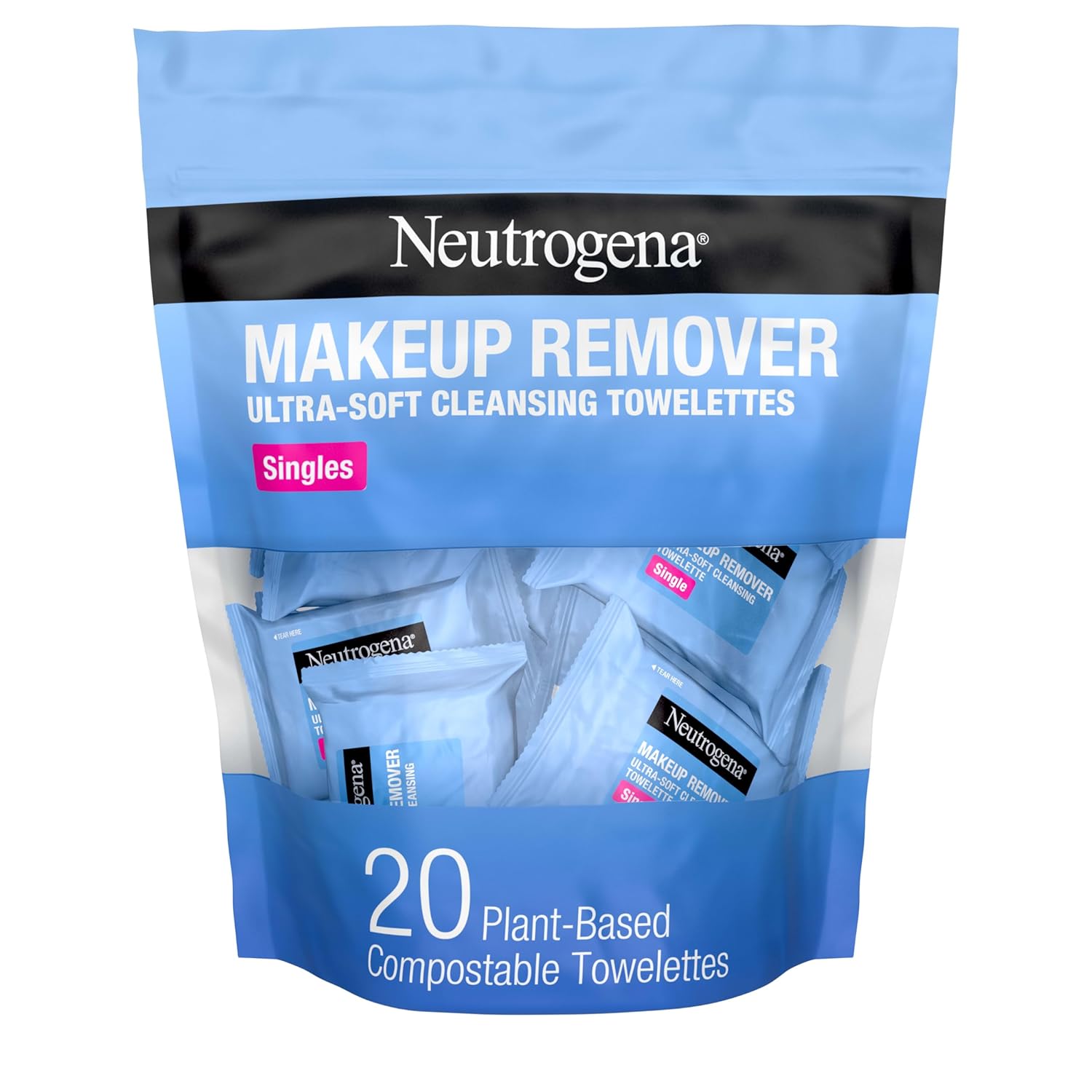 Neutrogena Makeup Remover Wipes, Daily Single Face Cleansing Towelette