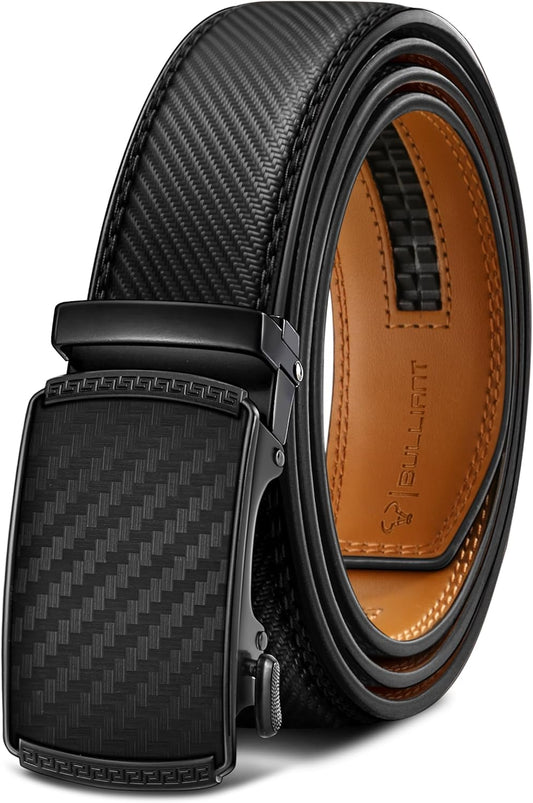 BULLIANT Men's Belt,Slide Ratchet Belt Adjsutable For Men Suit Casual 