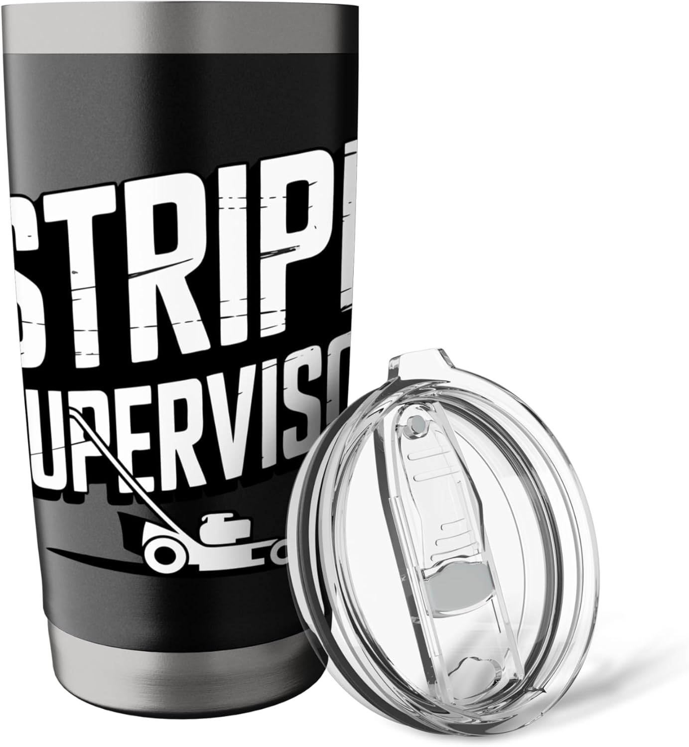 Funny Lawn Striper Lawn Care Mowing Landscaping Stainless Steel Insulated Tumbler