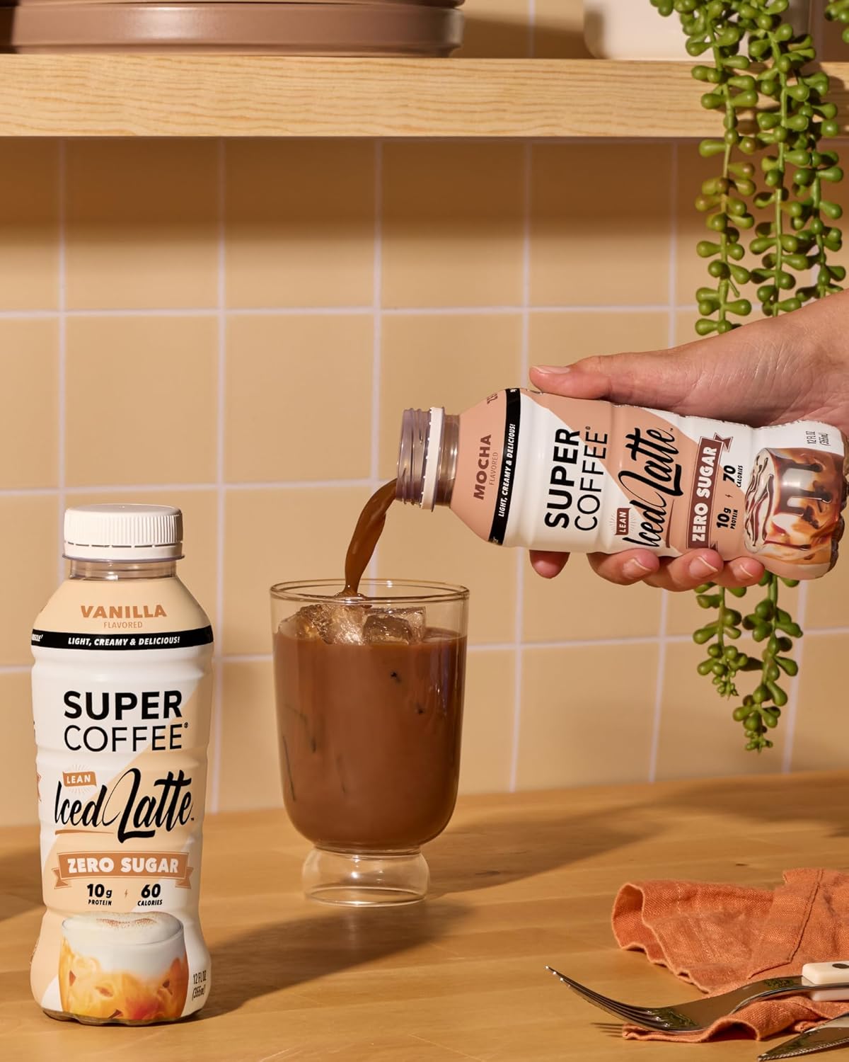 Super Coffee, Ready To Drink Iced Coffee, Vanilla Latte (12 Ounce Bott