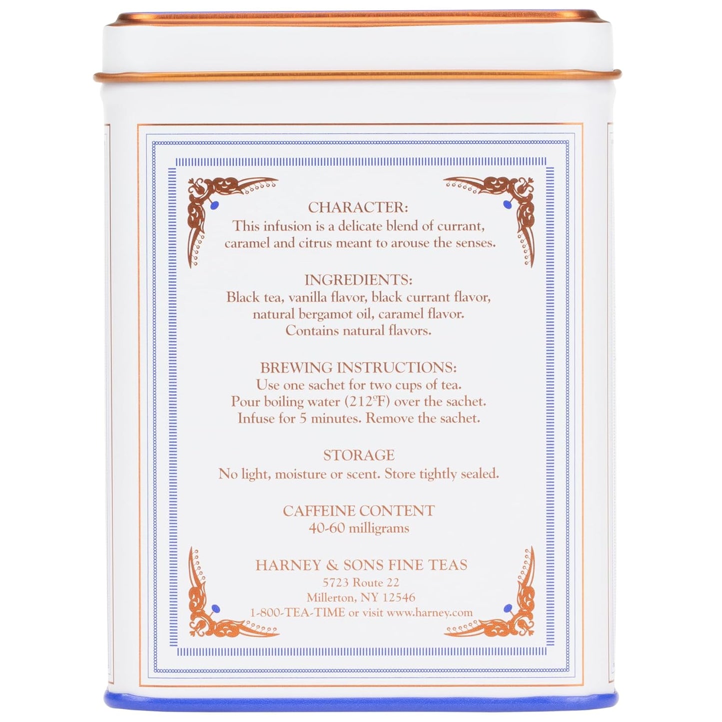 Harney & Sons Paris Black Tea – 20 Sachets | Fruity Vanilla & Caramel Blend with Hint of Lemony Bergamot
