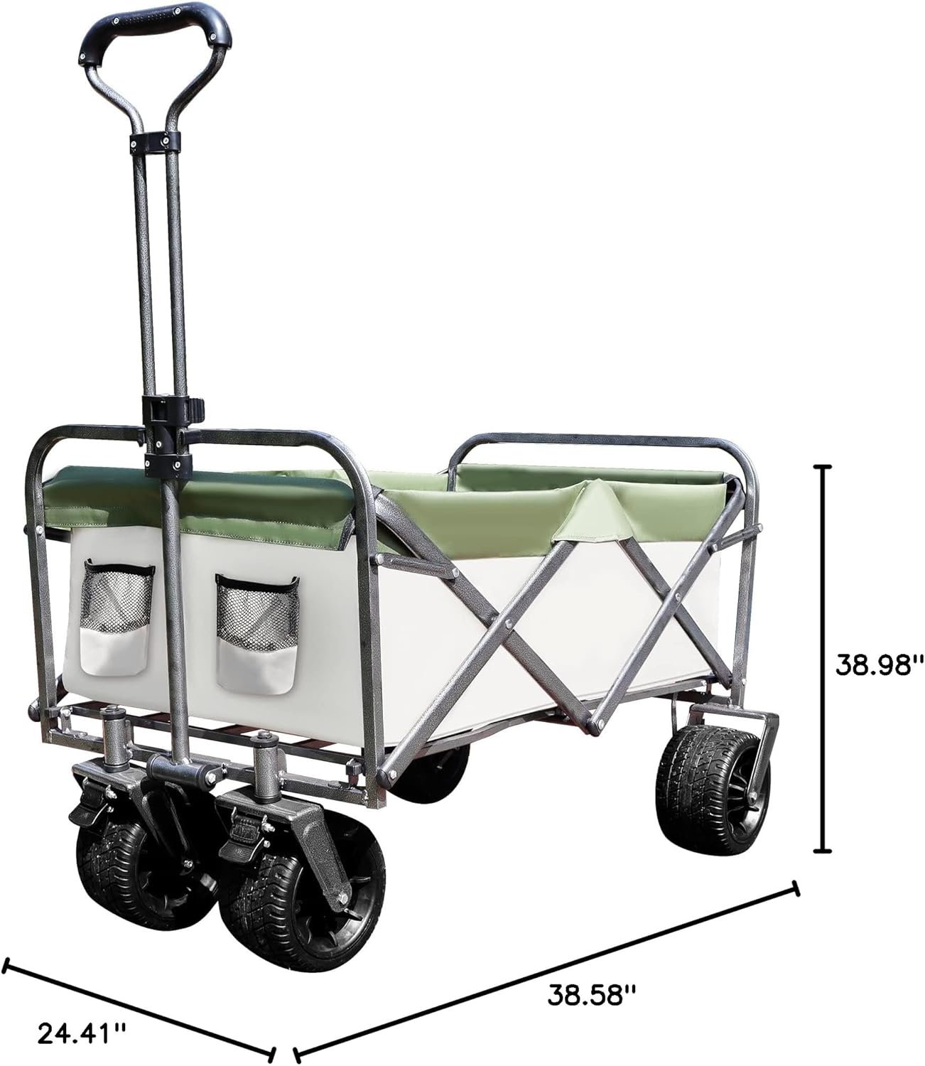 Utility Kids Wagon for Outdoor Garden Park Walking, Portable Beach Cam