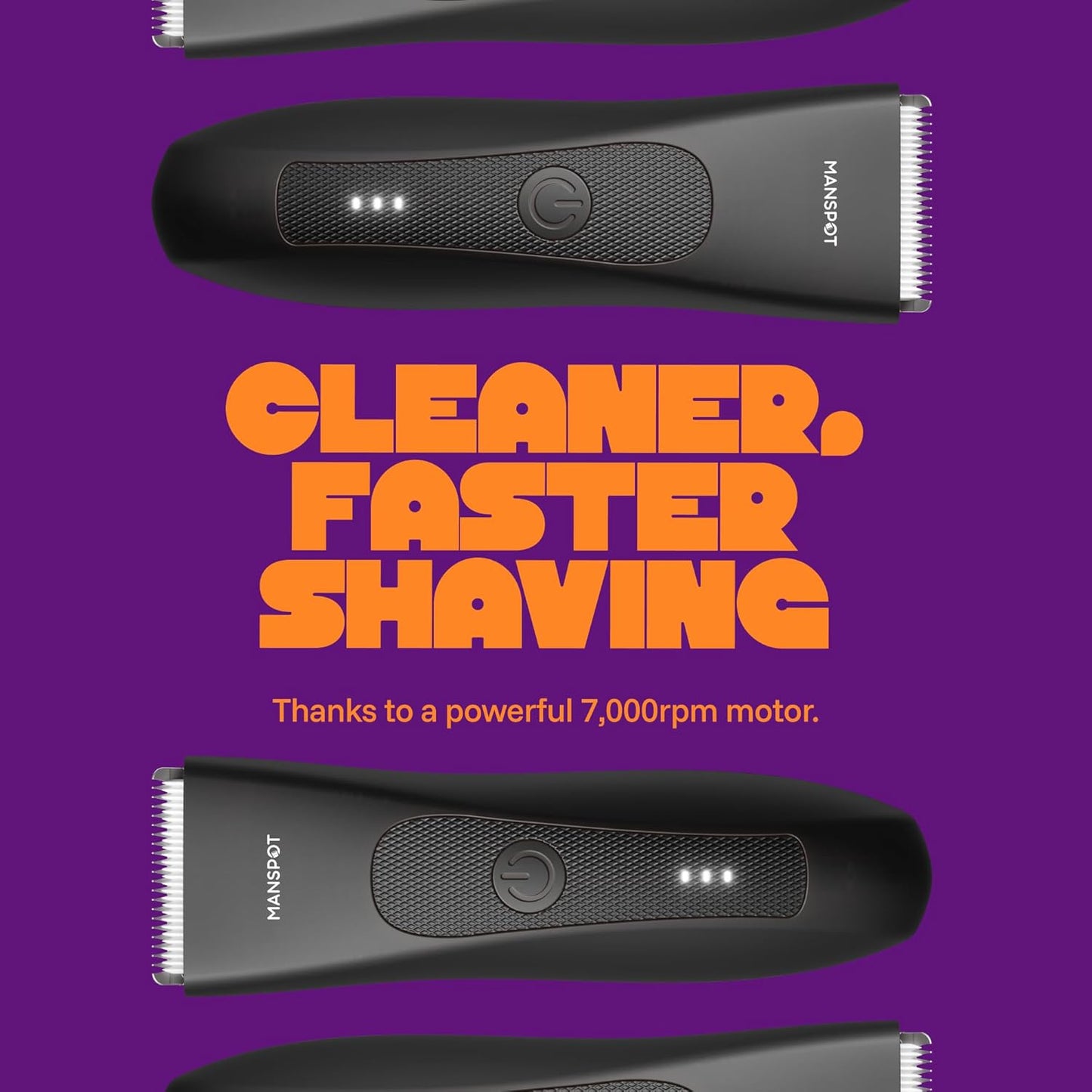 MANSPOT Manscape Groin & Body Hair Trimmer for Men, Electric Ball Pubi