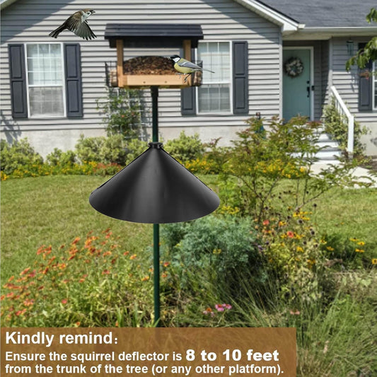 Estink Squirrel Baffle Kit, Professional Squirrel Flapper Prevents Ste