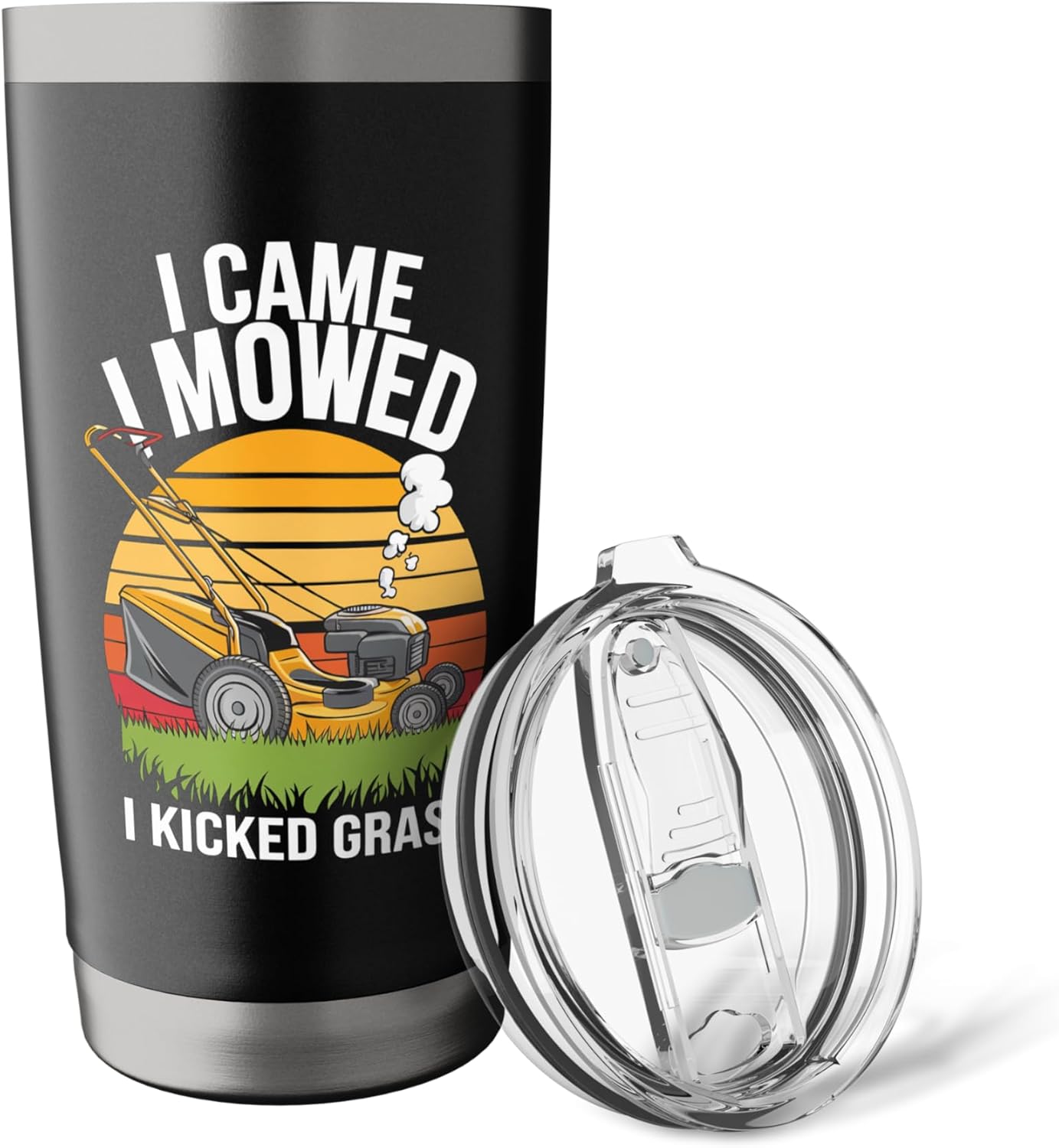 Funny Lawn Care Quote Gardening Enthusiast Stainless Steel Insulated Tumbler