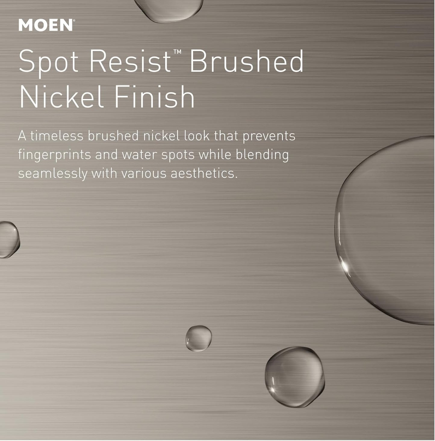 Moen Engage Spot Resist Brushed Nickel Six-Function 5.5-Inch Removable Handheld Showerhead with Magnetic Docking System, 26112SRN