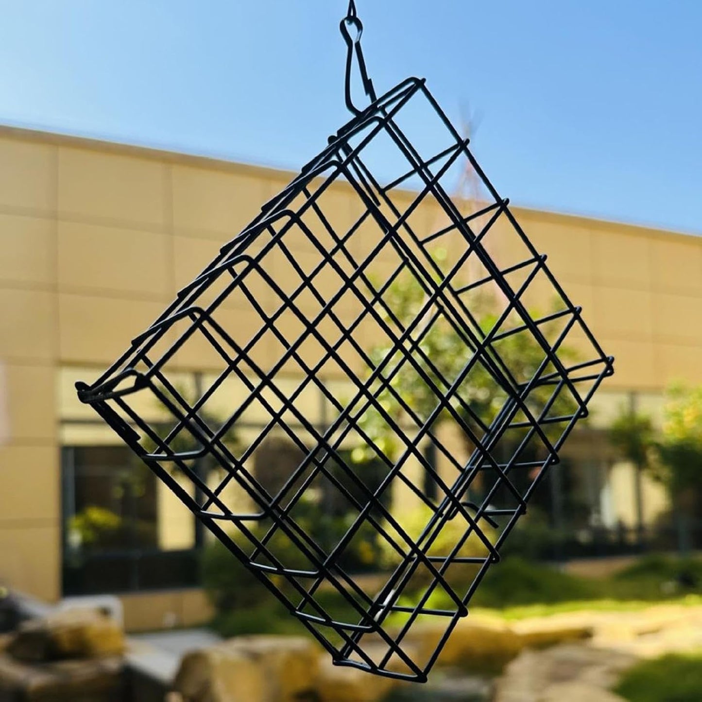Suet Bird Feeder | Reusable Squirrel Proof Birdwatching Feeding Station - Squirrel Proof Suet Feeder - for Balcony Garden Yard Patio Outdoor Outside Hummingbirds Woodpeckers