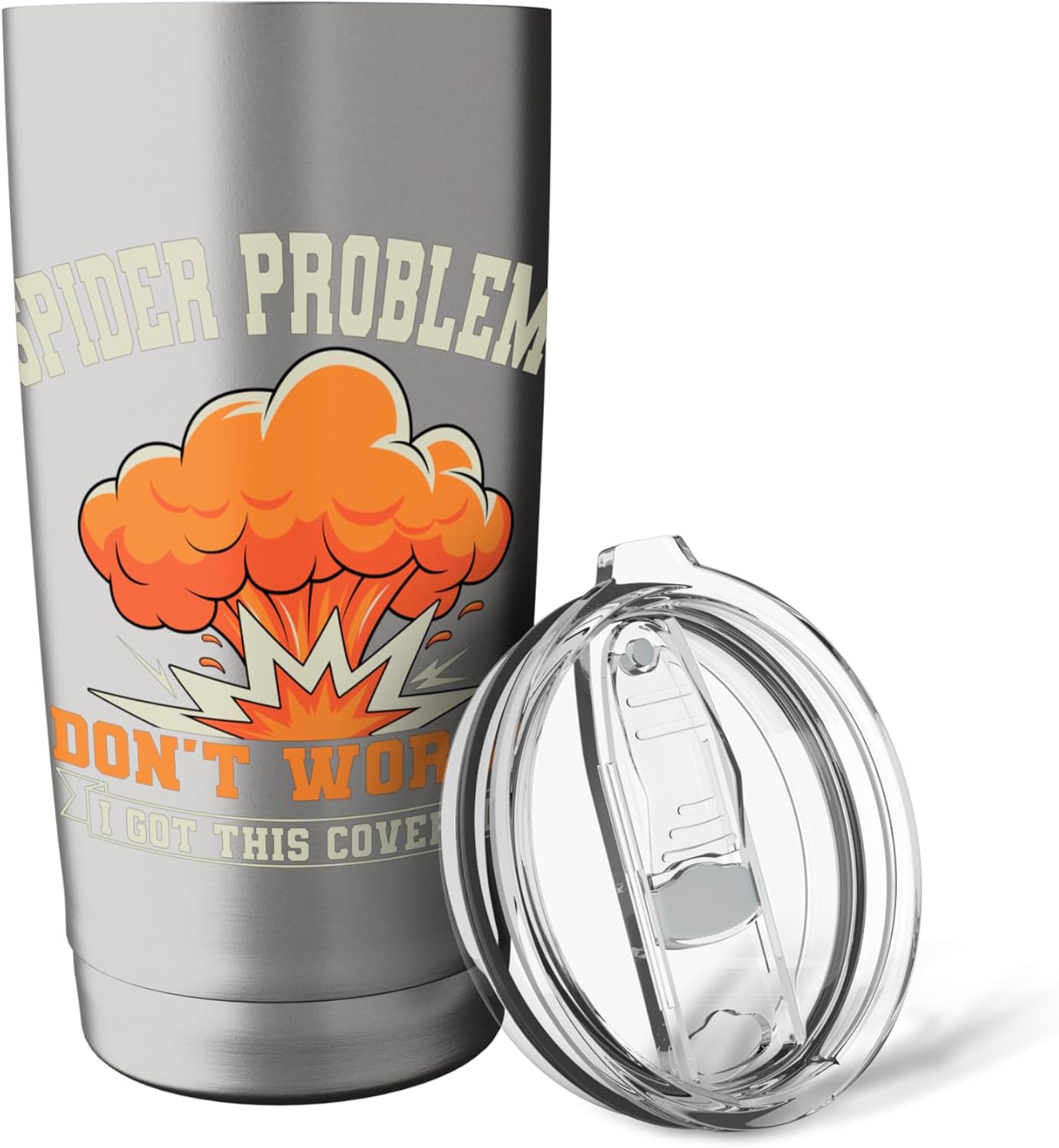 Exterminator Pest Control Eradicator Spider Problem Stainless Steel Insulated Tumbler