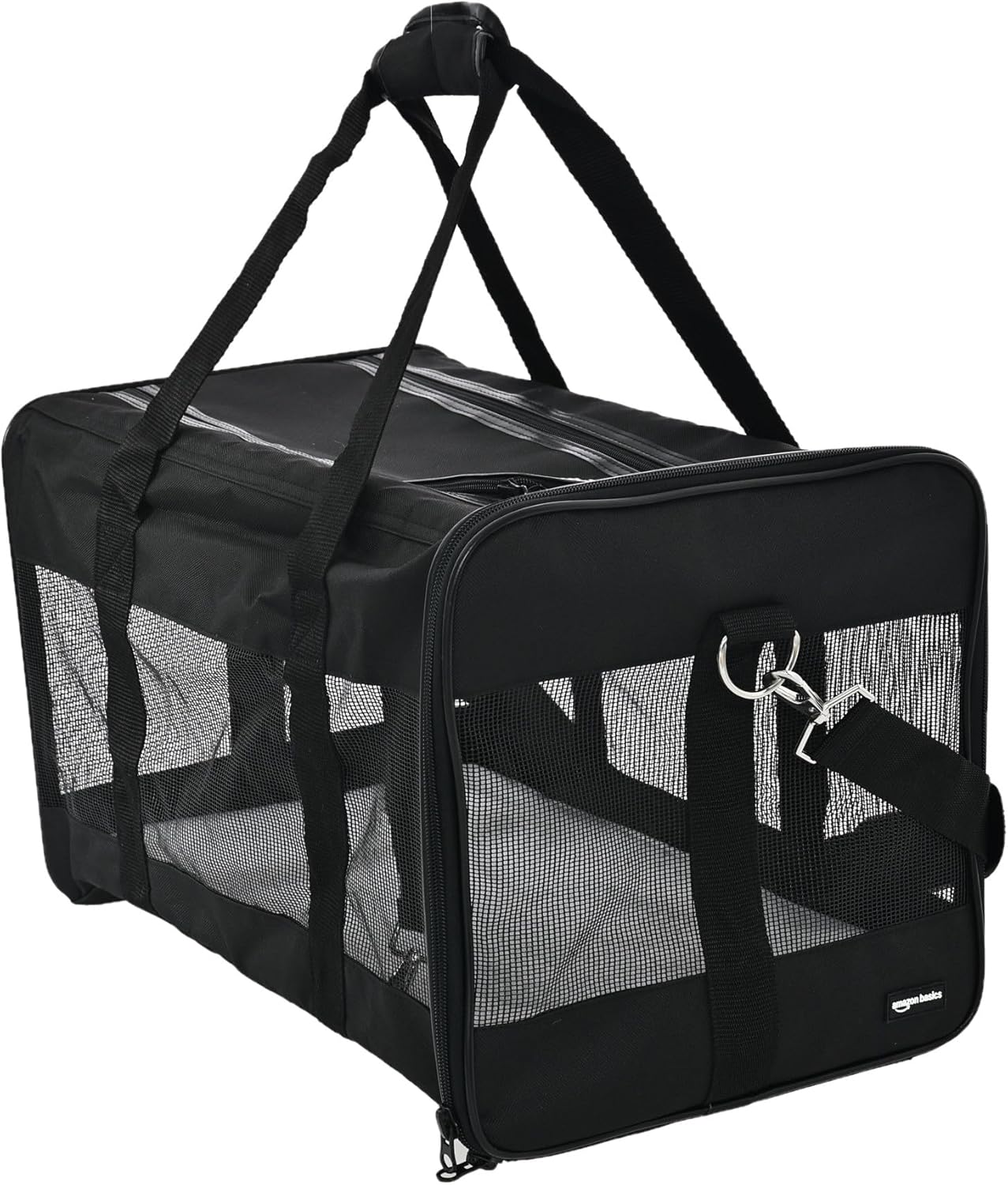 Amazon Basics Airline Approved Soft-Sided Mesh Pet Travel Carrier with
