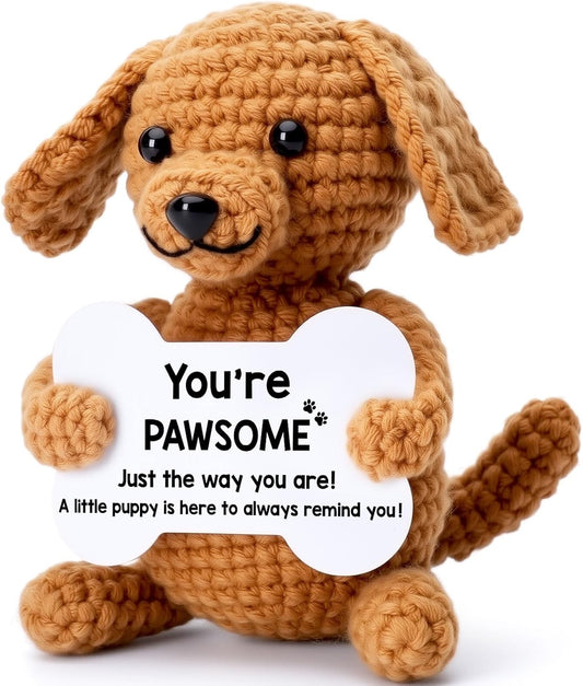 Funny Dog Easter Gifts for Girls Boys Women Men, Easter Basket Stuffers for Teens, Small Stuffed Animal Plush Cute Cool Stuff, Birthday Mothers Day Graduation Retirement Teacher Appreciation Gifts