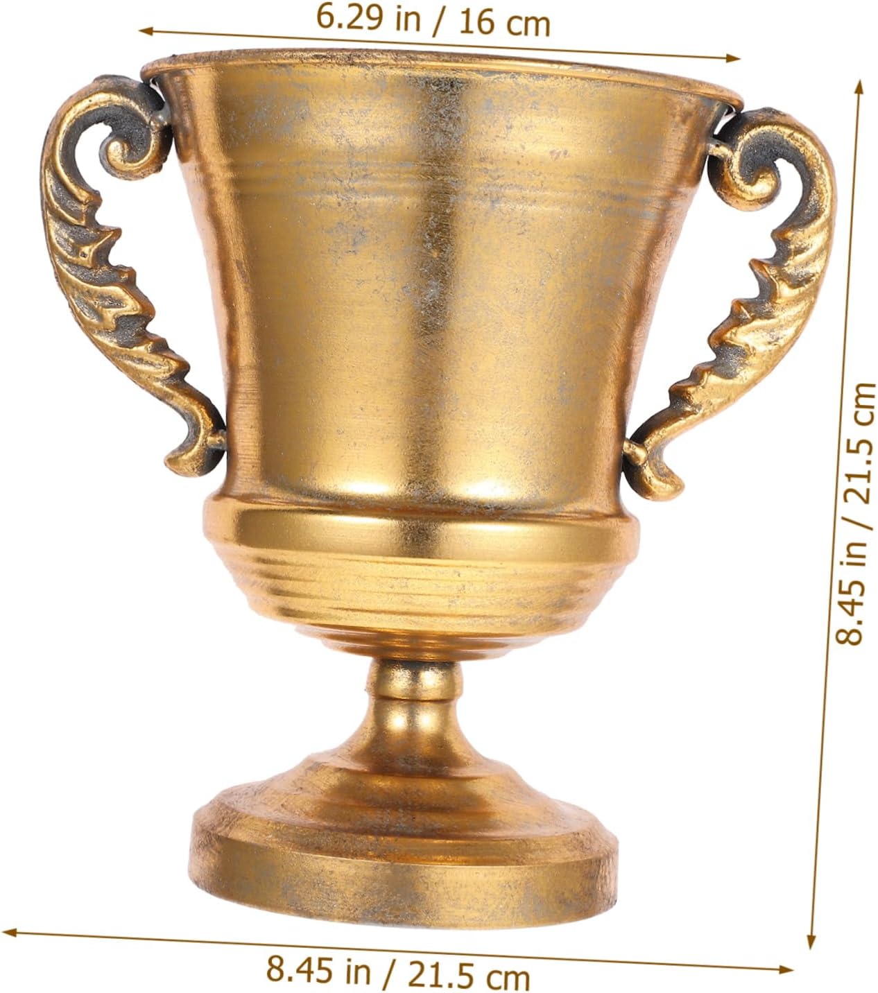 BESTOYARD Retro Metal Flowerpot for Floral Arrangements Elegant Indoor