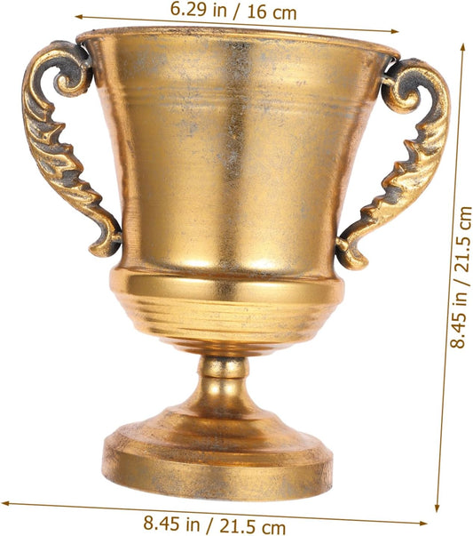 BESTOYARD Retro Metal Flowerpot for Floral Arrangements Elegant Indoor