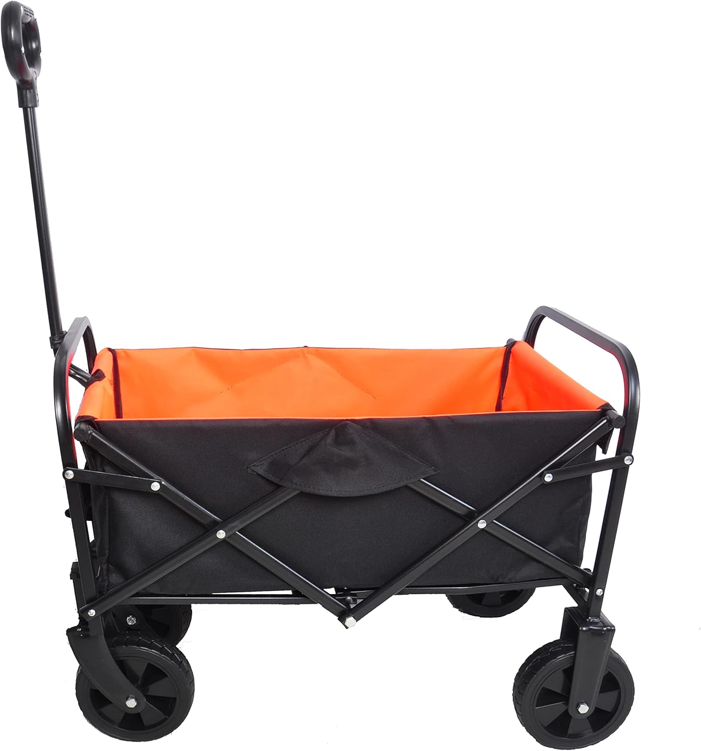 Foldable Wagon 150 Lbs Capacity Outdoor Camping Beach Cart Steel Frame