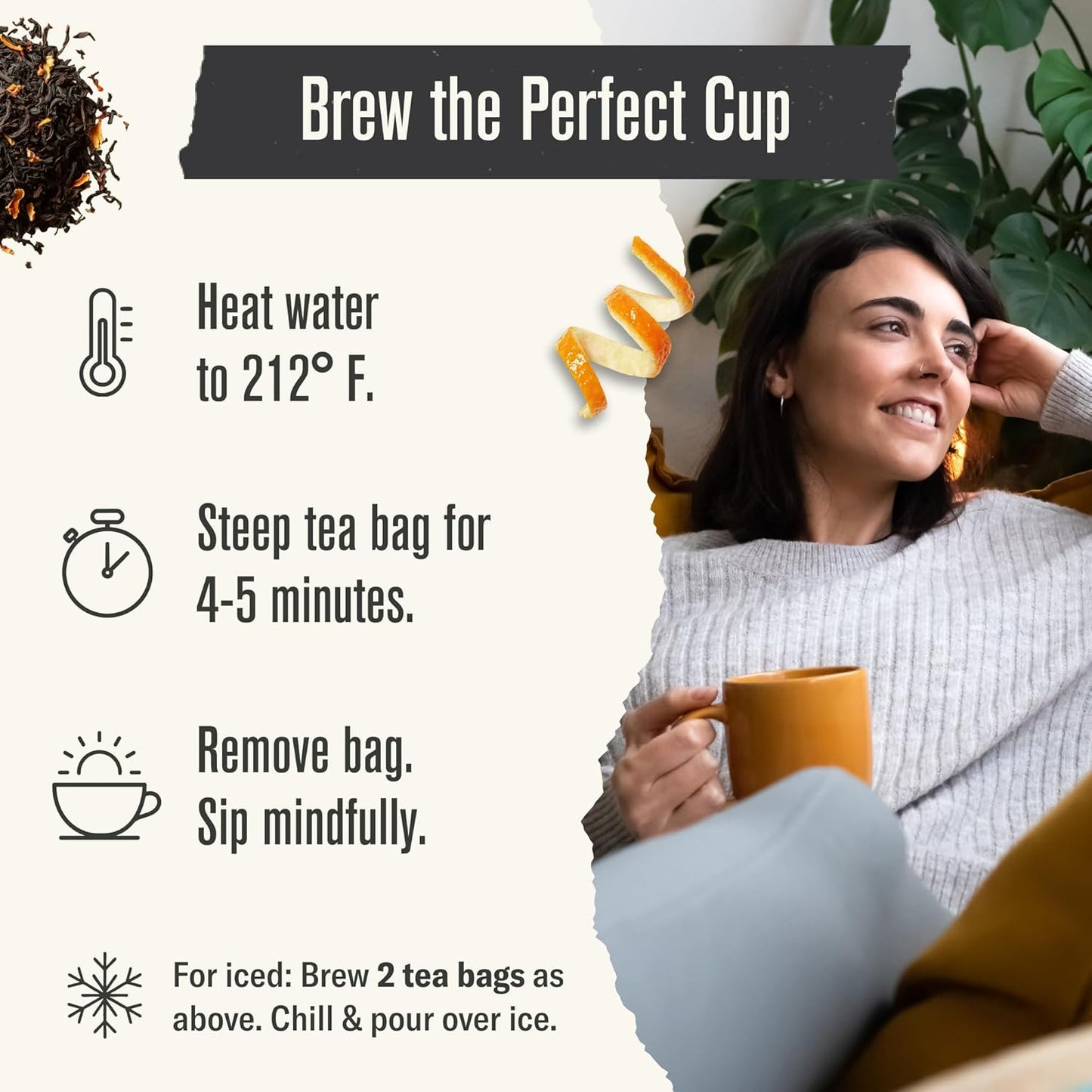 Numi Organic Aged Earl Grey Tea | 18 Black Tea Bags | Assam Black Tea 