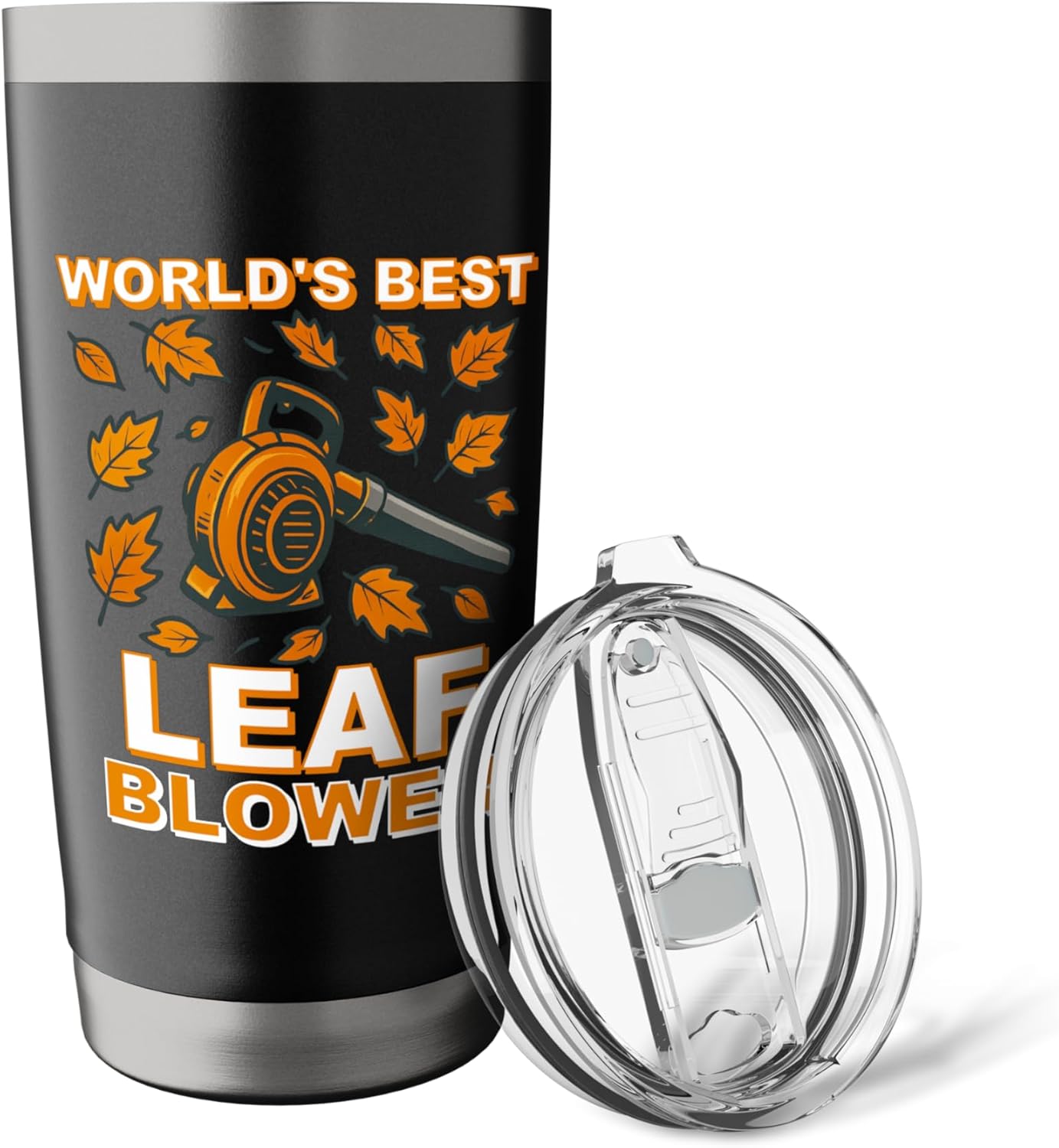 Leaf Blower Shirt For Men Funny Electric Gas Lawn Care Fall Stainless Steel Insulated Tumbler