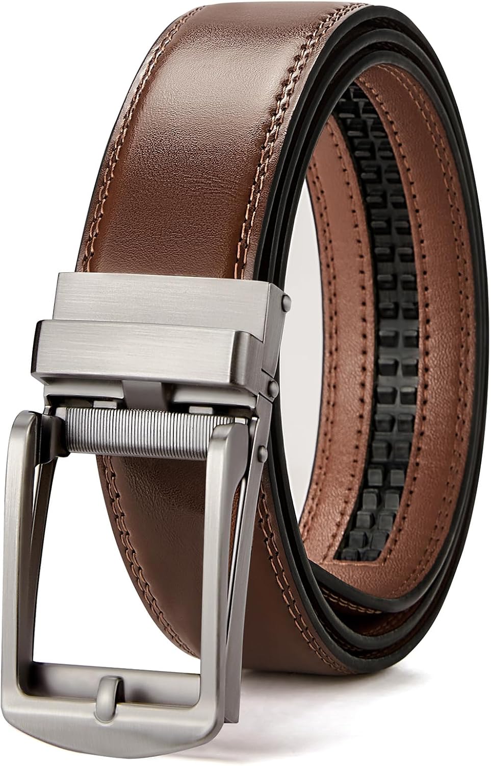 BOSTANTEN Belt Men Leather Reversible Belts for Men 1 3/8" for Casual 