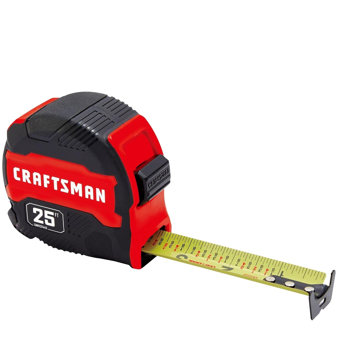CRAFTSMAN 25-Ft Tape Measure with Fraction Marketing, Retractable, Man