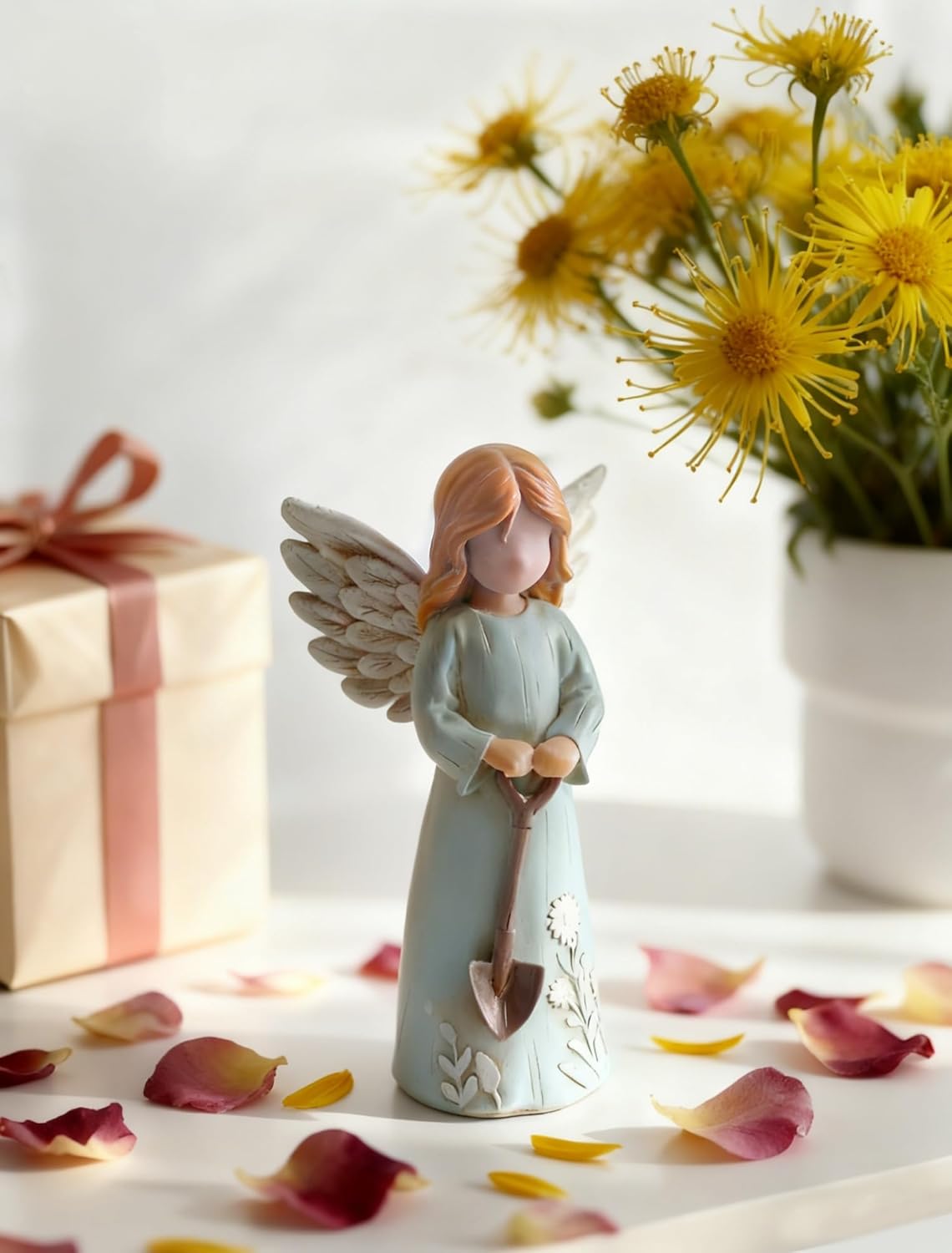 Gardening Gifts for Women: Gifts for Gardeners Woman - Garden Angel Figurine Gifts for Plant Lover - Gardening Angel Decor Gifts for Best Friends Grandma Mom Sister Christmas Birthday