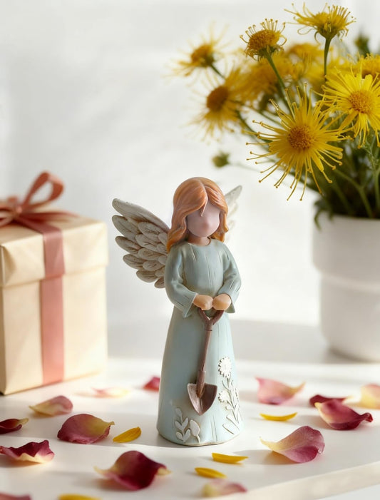 Gardening Gifts for Women: Gifts for Gardeners Woman - Garden Angel Figurine Gifts for Plant Lover - Gardening Angel Decor Gifts for Best Friends Grandma Mom Sister Christmas Birthday