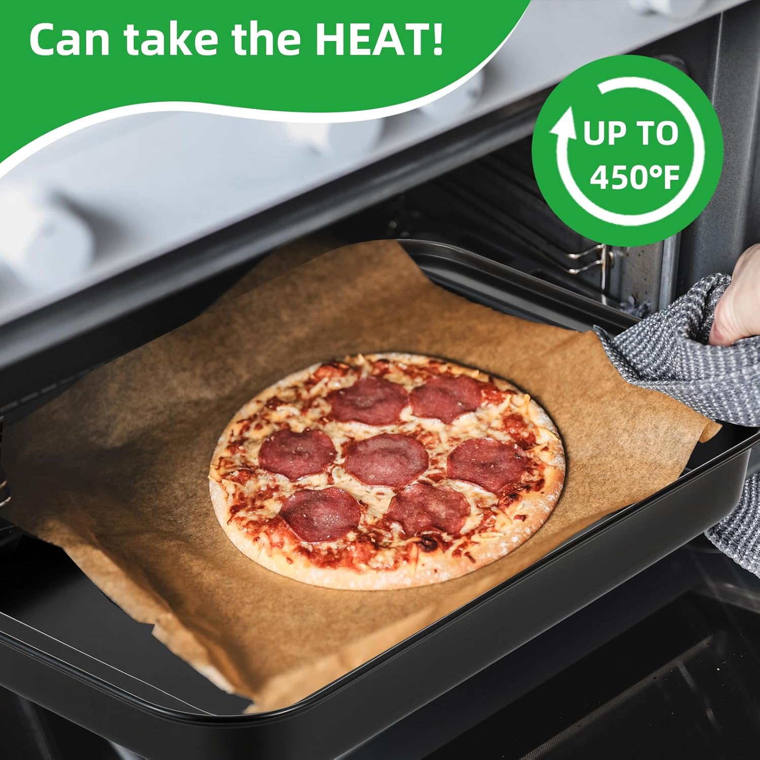 11-Piece Nonstick Baking Pans Set - Professional Grade Carbon Steel Ba