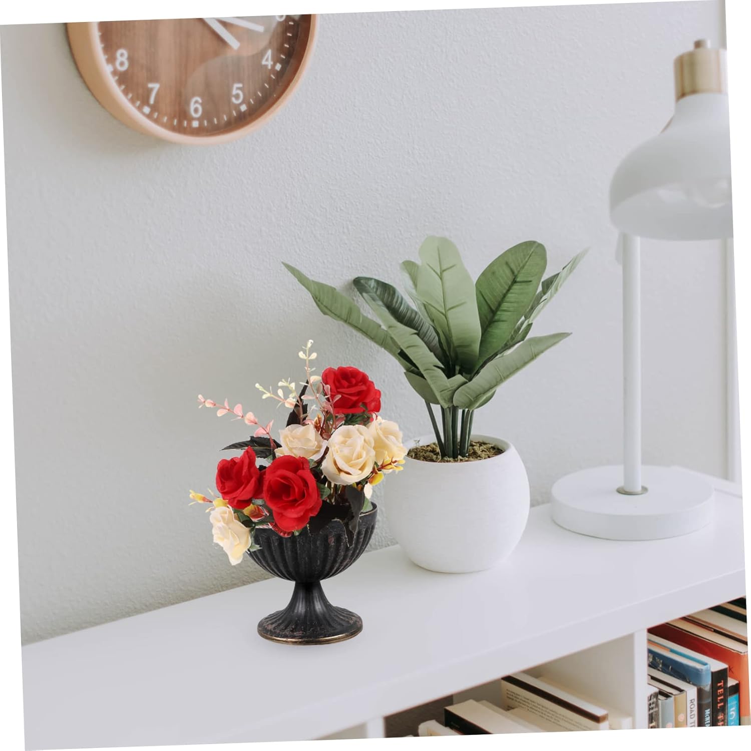 PRETYZOOM European Style Vintage Flower Vase Urn Flower Pot for Weddin