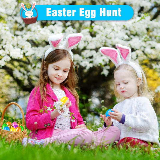 144 PCS Bulk Easter Plastic Eggs for Egg Hunt, Empty Fillable 2.36" 134 PCS Colorful Eggs with 10 PCS Golden Eggs for Basket Essentials Stuffers, Easter Party Favors Supplies Decorations