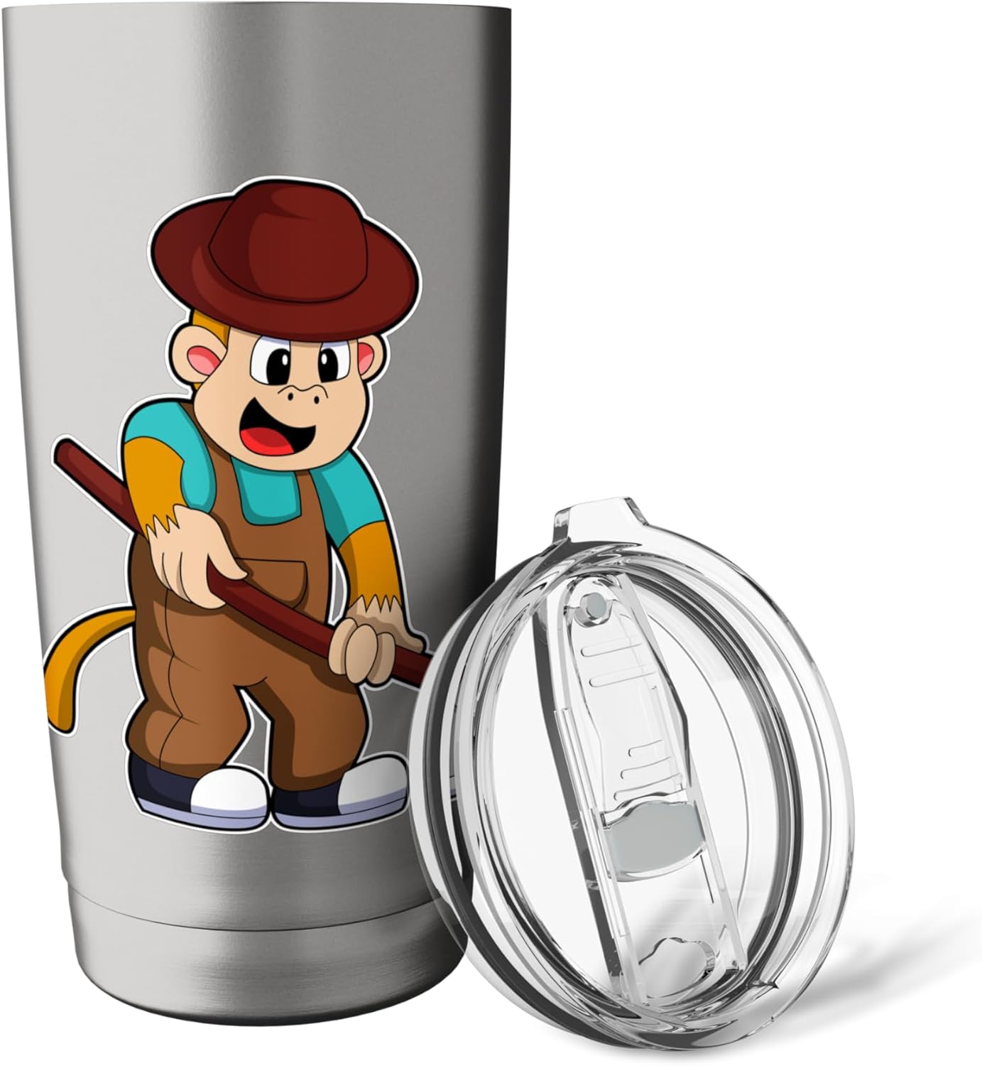 Monkey Farmer Garden tool Farm Stainless Steel Insulated Tumbler
