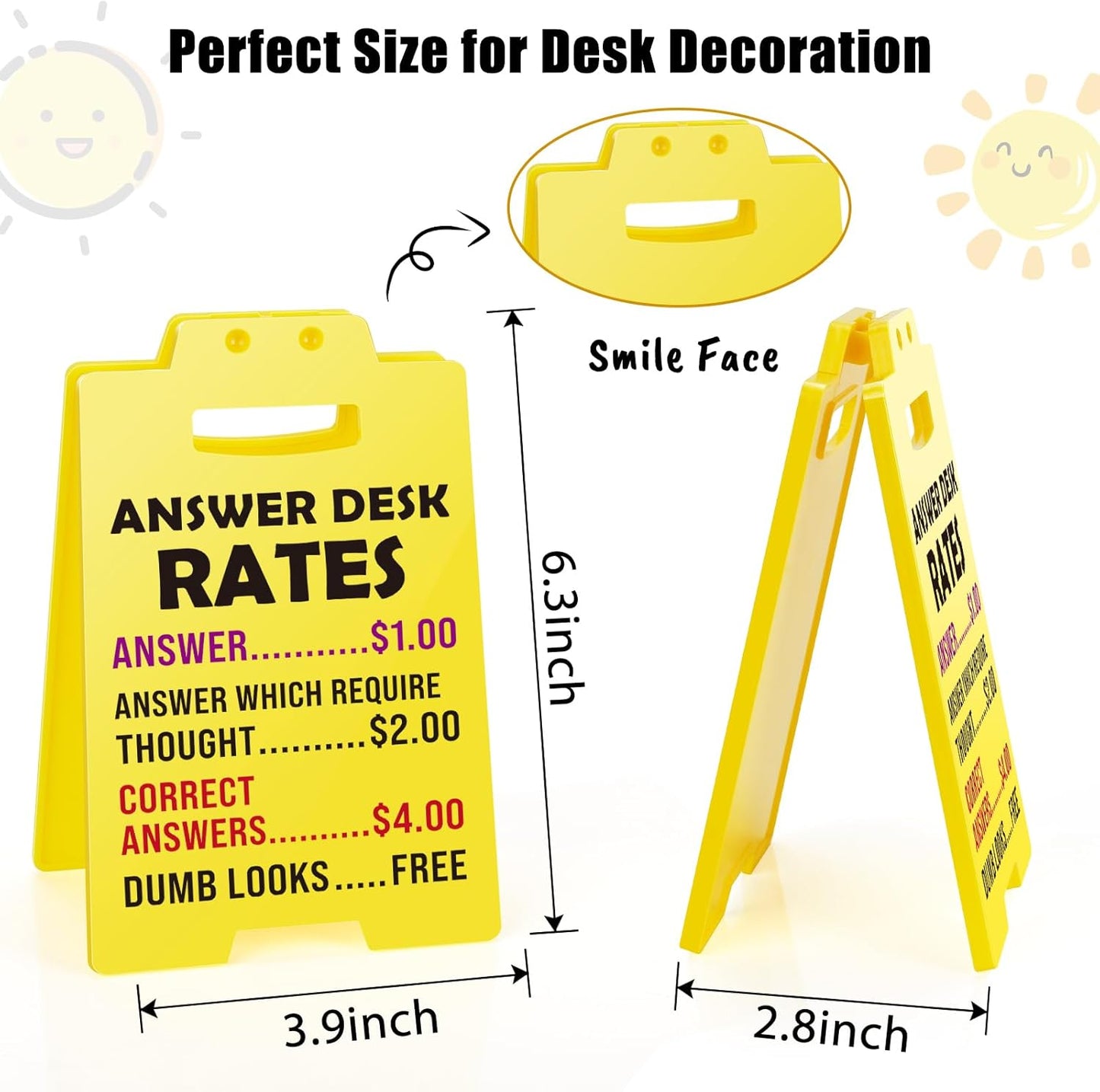 MBL Office Decor Desk Accessories - Funny Gag Cubicle Decoration Supplies Sign Team Employee Appreciation Gifts Fun Humor Valentines Day Sarcastic Stress Relief Gift for Coworker Women Men Boss Lady