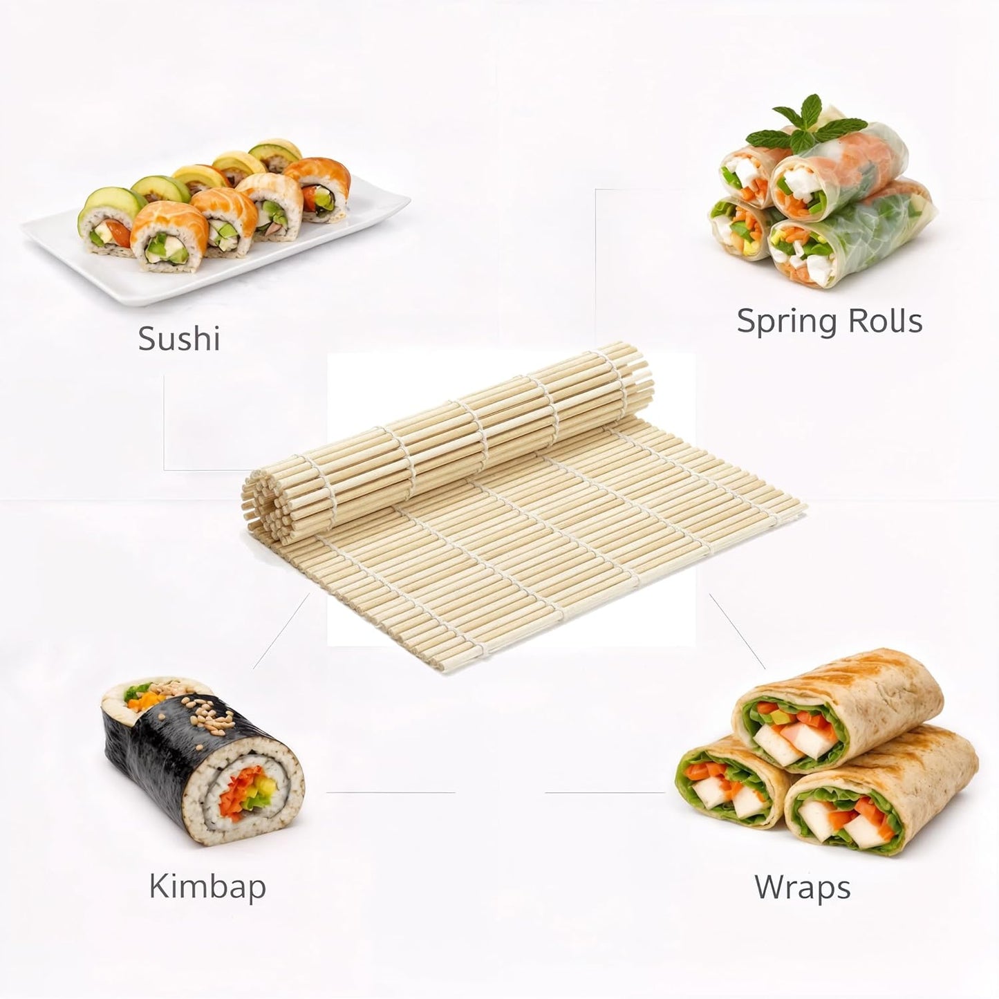 Bamboo Sushi Rolling Mat