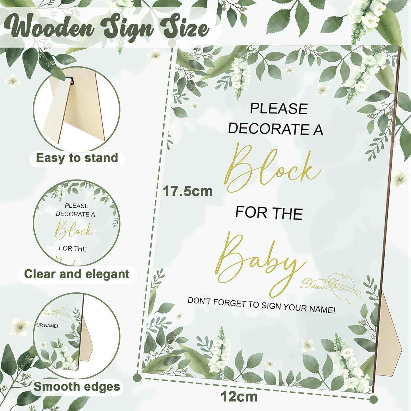 78 PCS Fun Baby Shower Games Sign Kit, Unique Baby Shower Ideas, Funniest Games Ever Where You Can Draw to Your Heart's Content, Suitable for Boy and Girls