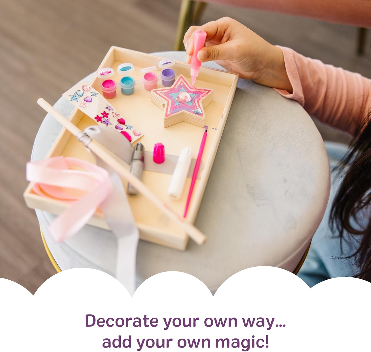 Melissa & Doug Created By Me! Paint & Decorate Your Own Wooden Princes