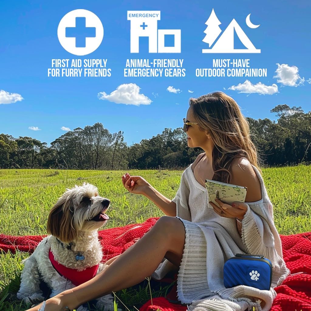 EVERLIT Pet Medic First Aid Kit | Vet-Approved Animal Care Kit with 95