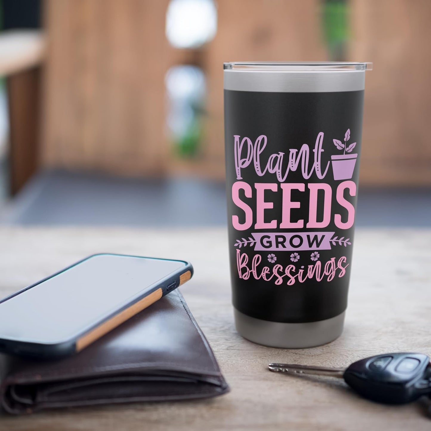 Cute Gardening Quote Gardeners Plant Seeds Grow The Garden Stainless Steel Insulated Tumbler
