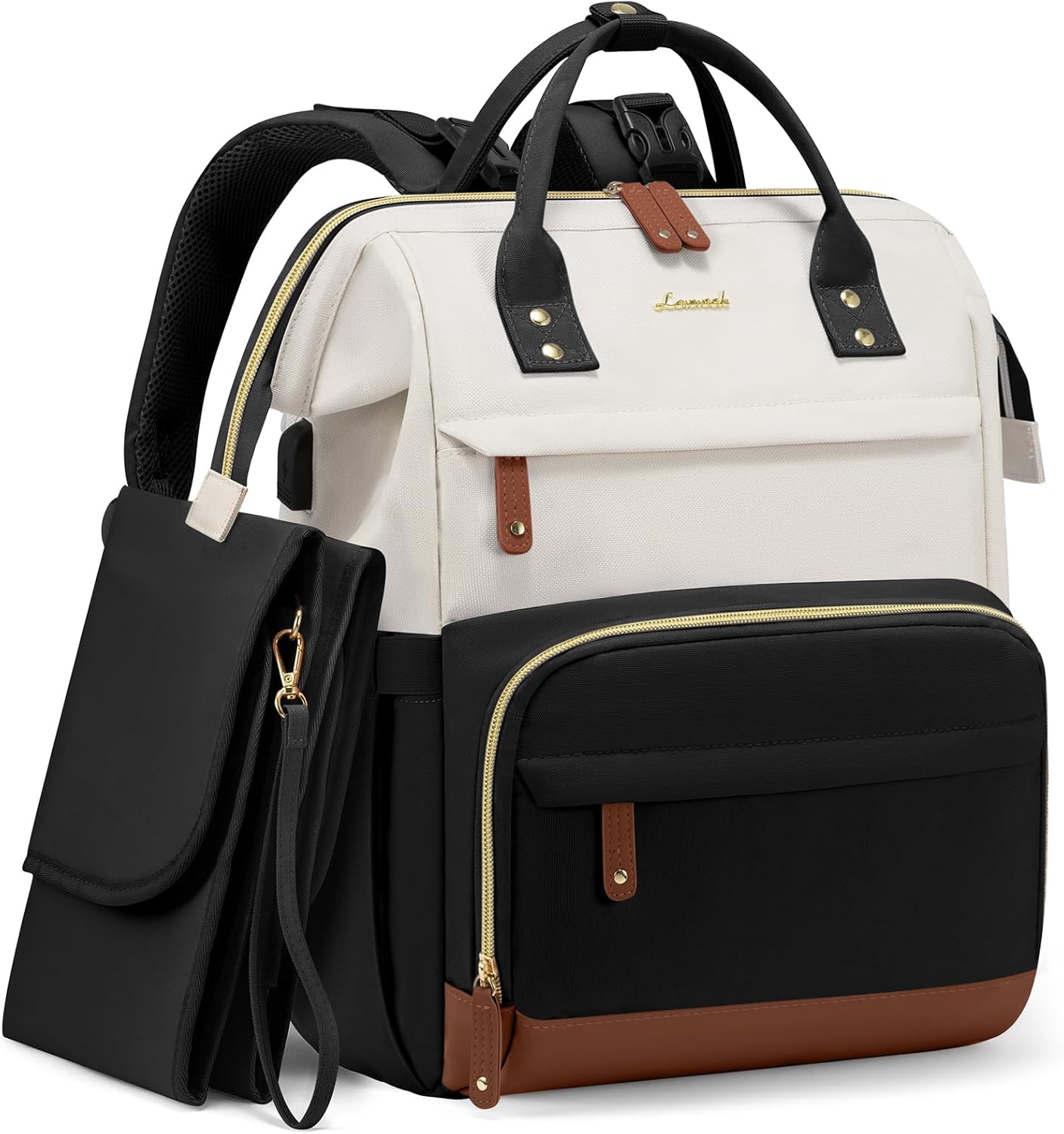LOVEVOOK Diaper Bag Backpack, Baby Bag with Changing Station, Large Di