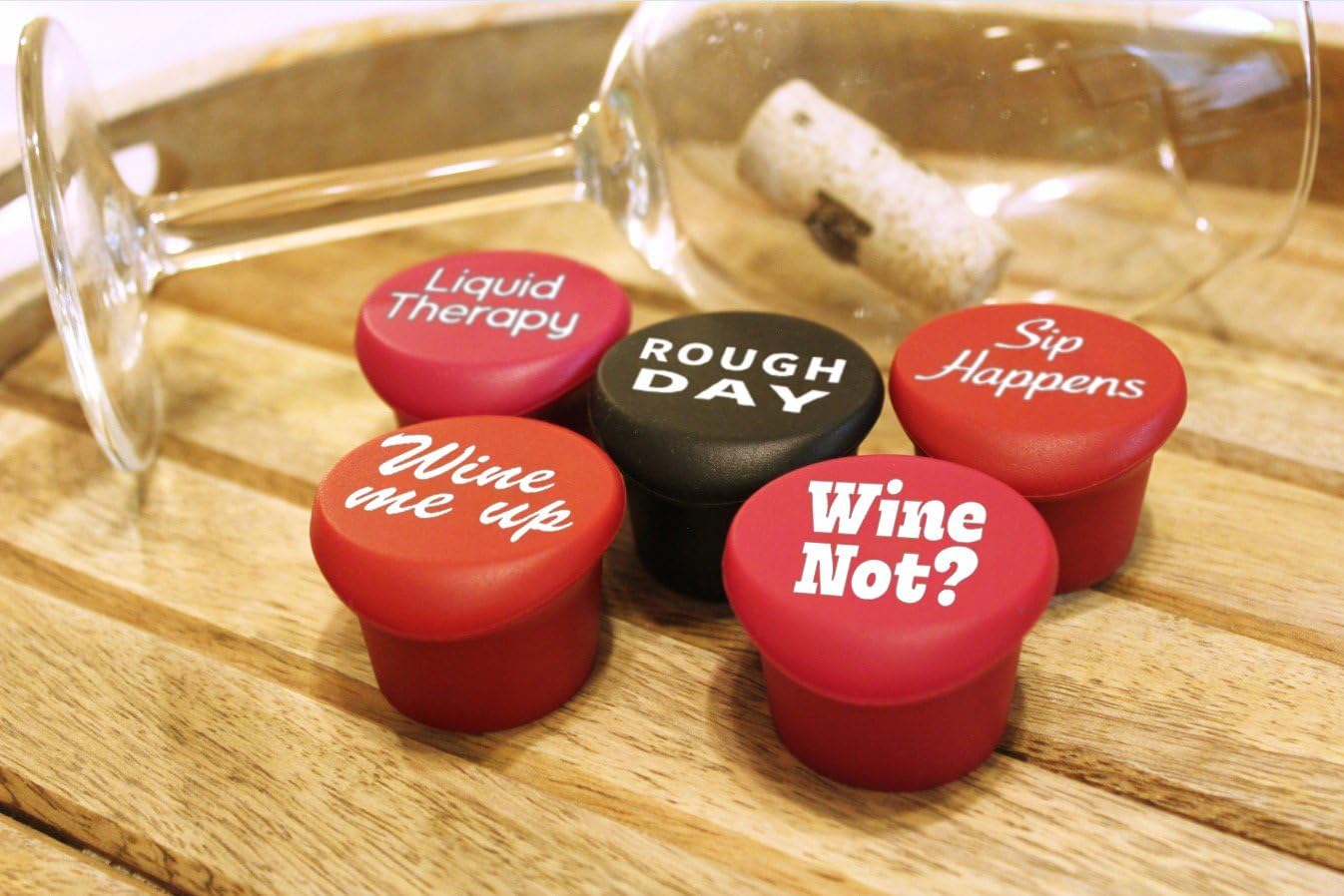 Funny Silicone Wine Stopper Set – Must-Have Wine Accessories & Perfect