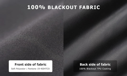 LazBlinds 100% Blackout Roller Shades, No Tools No Drill Cordless Blinds for Windows, Thermal Insulated UV Protection Privacy Window Shades for Bedroom (36''W x 72''H, Black)