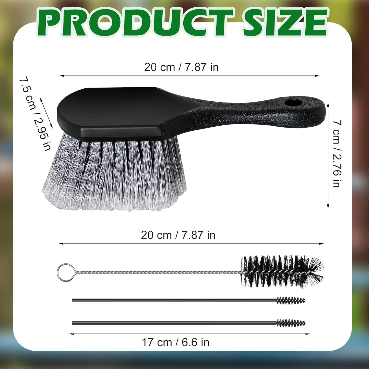5 Pcs Bird Bath Brush,Bird Bath Cleaning Brush with Ergonomic Handle and PVC Bristles Hummingbird Feeder Cleaning Brush for Bird Feeder Bath Accessories Fountain Outdoor Cleaning