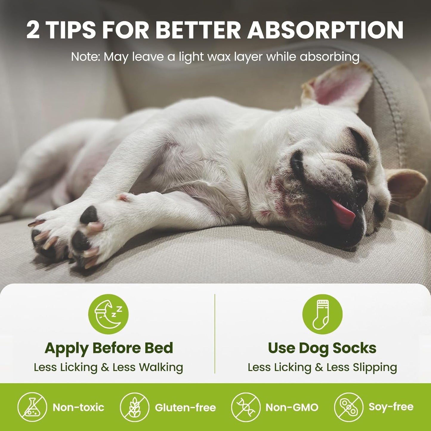 Lick-Safe Dog Paw & Nose Balm with Coconut Oil | All-Natural Moisturiz
