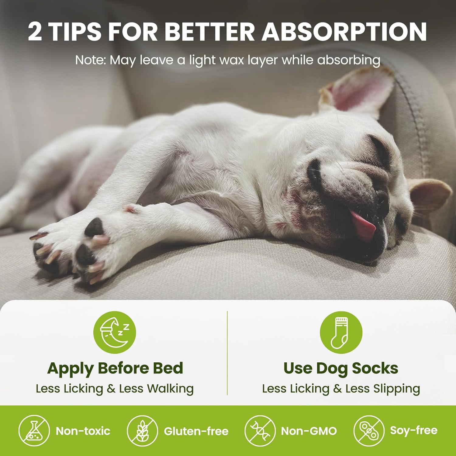 Lick-Safe Dog Paw & Nose Balm with Coconut Oil | All-Natural Moisturiz