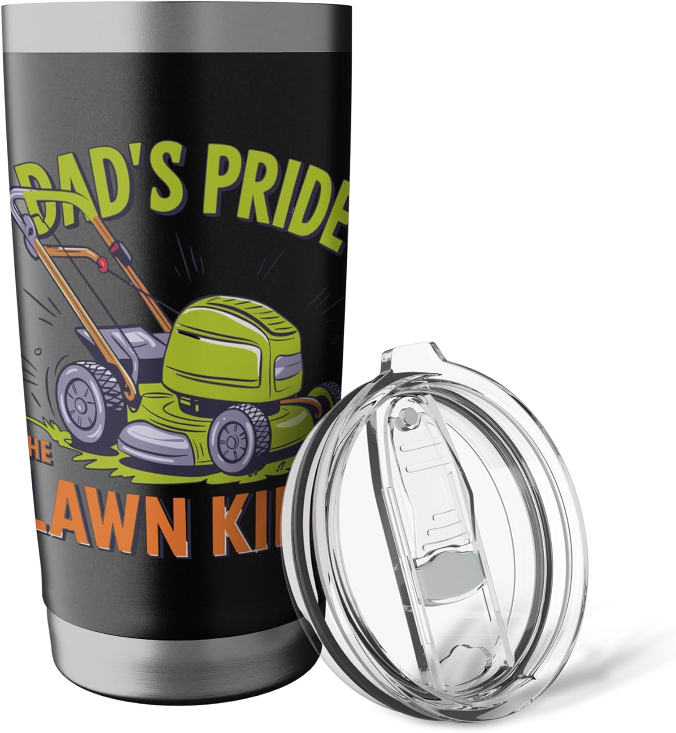 Dad's Pride The Lawn King Mower Stainless Steel Insulated Tumbler