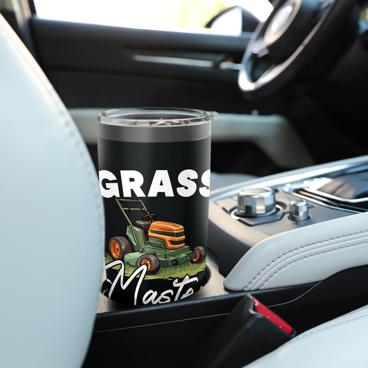 Lawn Mower Lawn Mowing Landscaping Lawn Care Gardening Stainless Steel Insulated Tumbler
