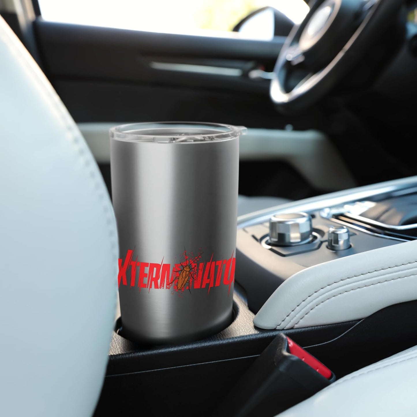 Exterminator - Pest Control Worker Termites Bed Bugs Mice Stainless Steel Insulated Tumbler
