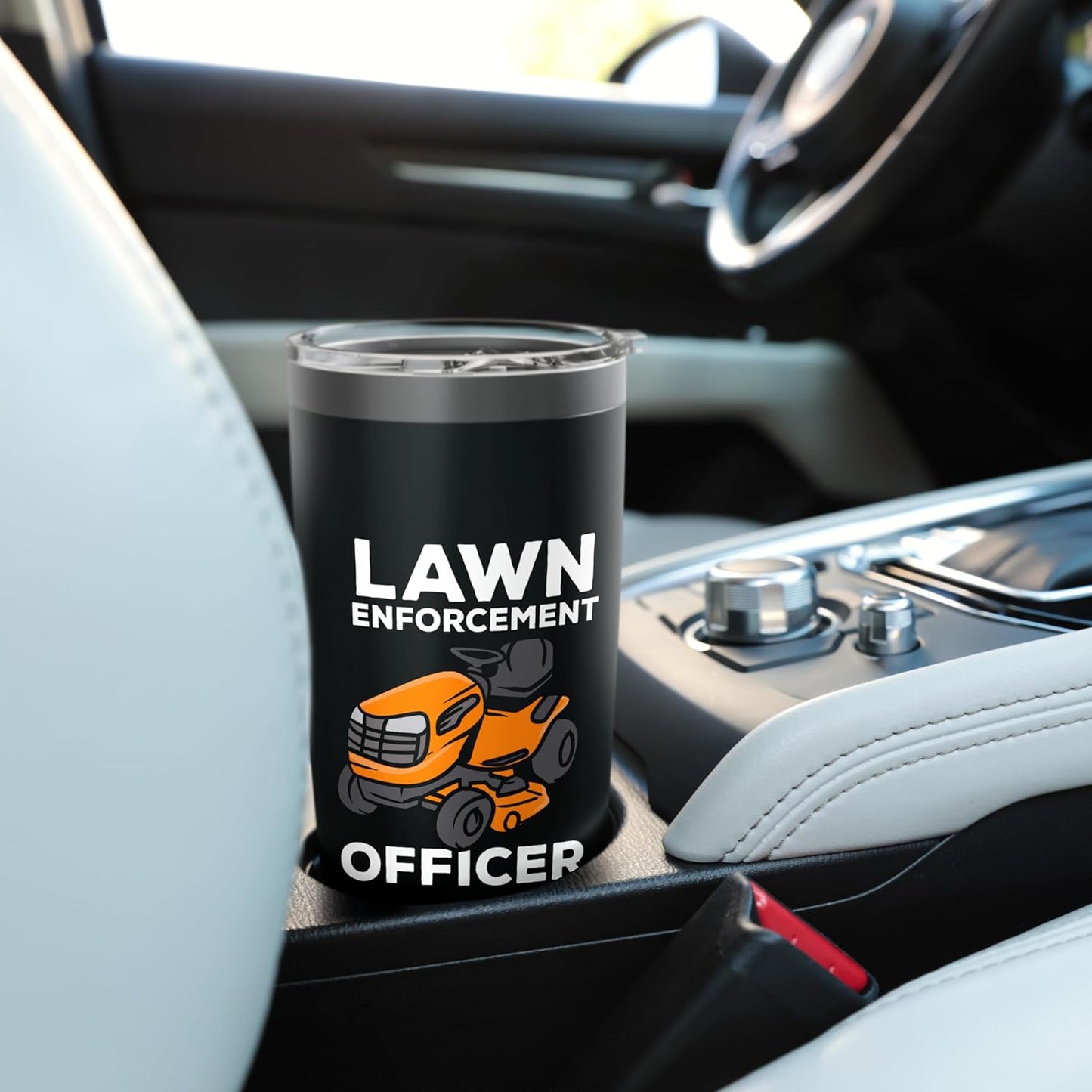 Lawn Care Mowing Design For Landscapers - Lawn Officer Stainless Steel Insulated Tumbler