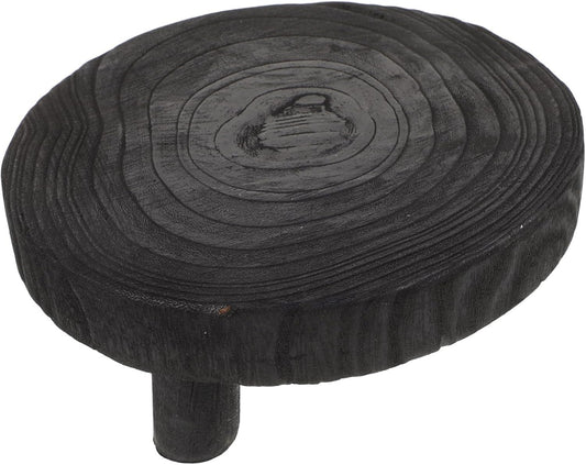 ERINGOGO Indoor Plant Stand Solid Wood Round Riser Perfect for Displaying Flowers Food and Decorations