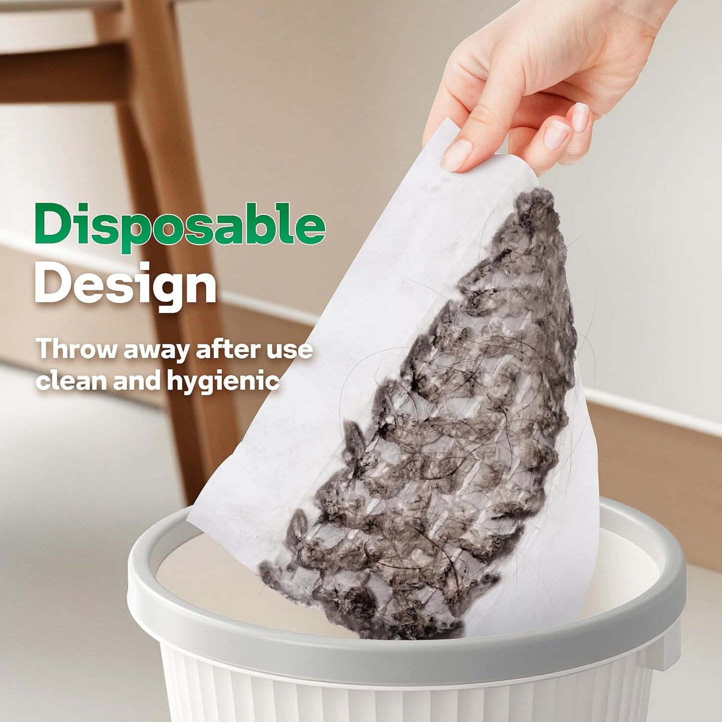 AIR U+ Dry Mop Pads for Swiffer Sweep and Mop, Heavy Duty Pet Dry Sweeper Refills, Sweeping Cloths for Cleaning Hardwood Floor Dust and Hair, Disposable, Unscented, 30 Count